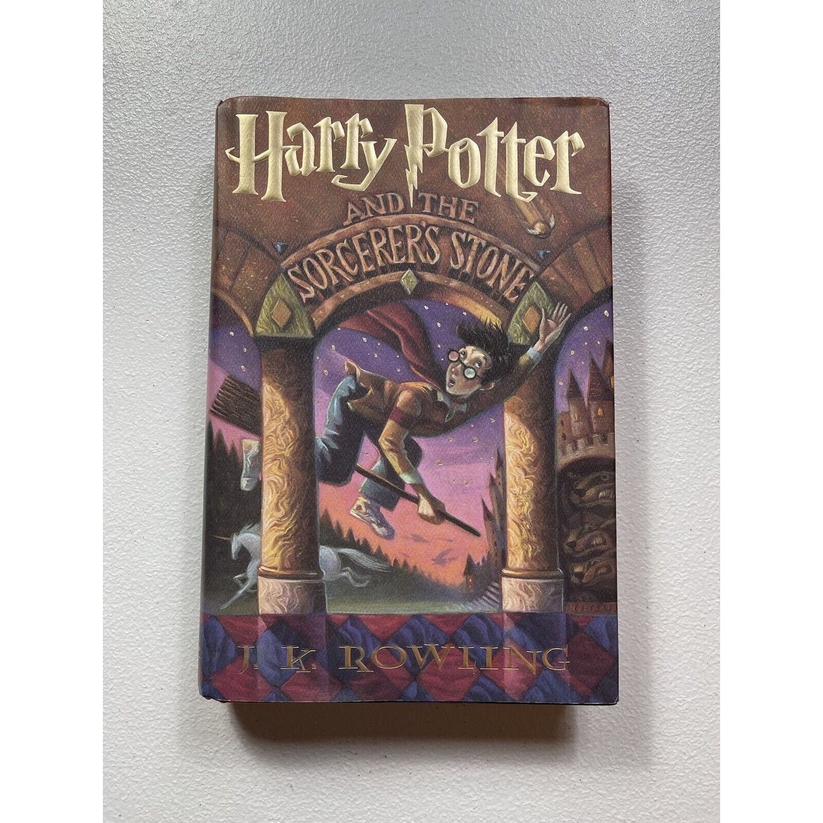 Harry Potter And The Sorcerer's Stone American 1st Edition 5th Print HC Book 90s