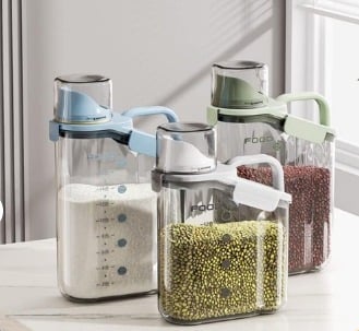 3 food storage containers