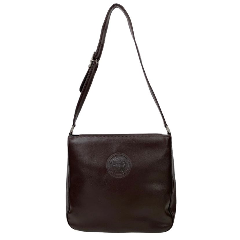 Versace Leather Medusa Shoulder Bag