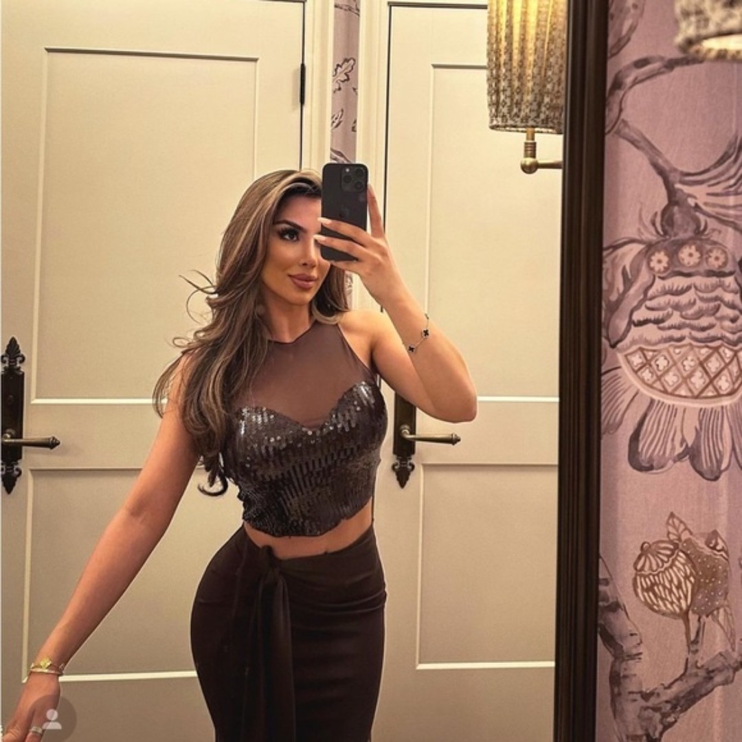 ZARA SEQUIN TULLE TOP