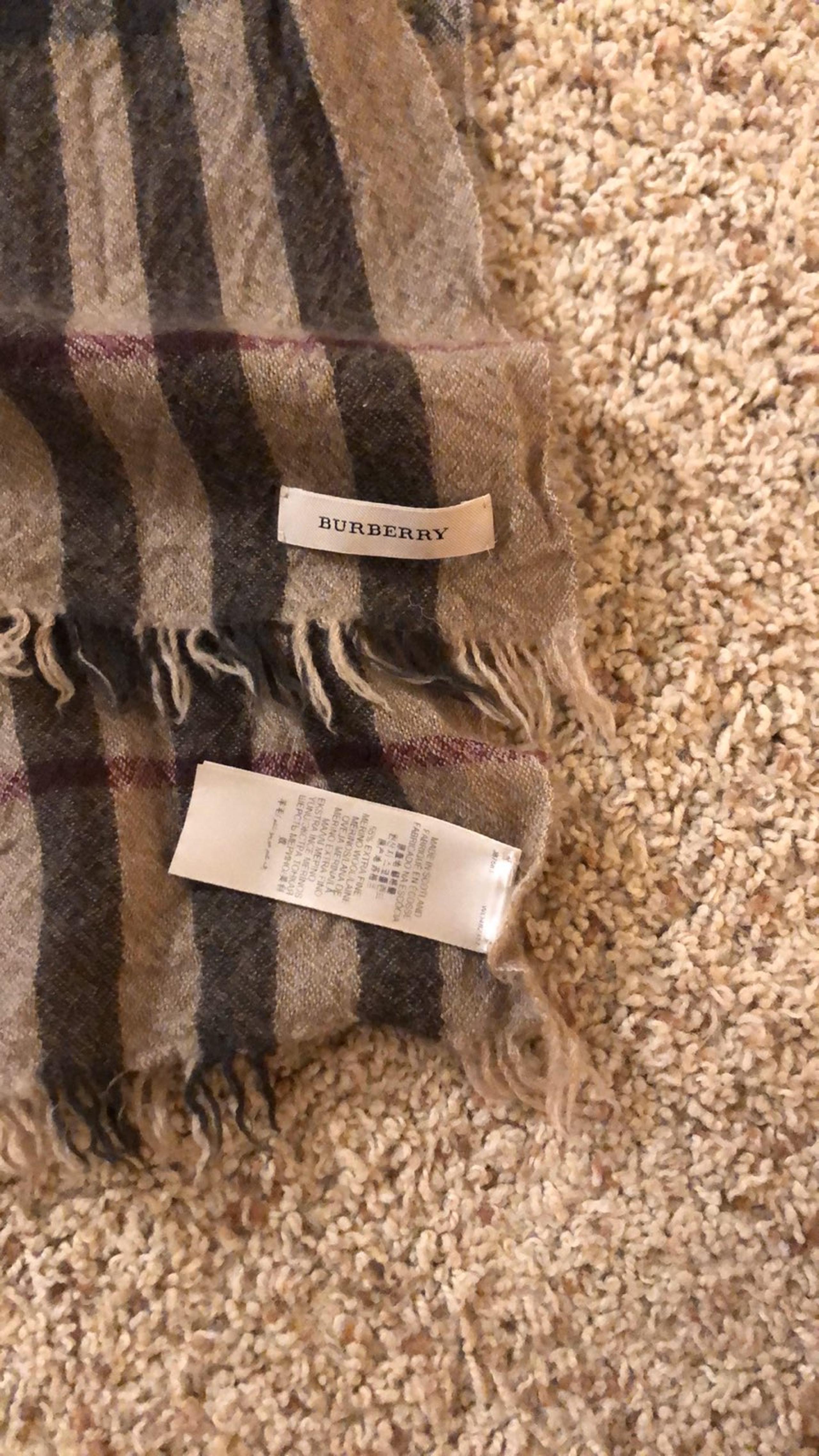 Burberry scarf