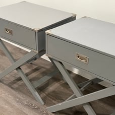 Pair of all wooded drawers.