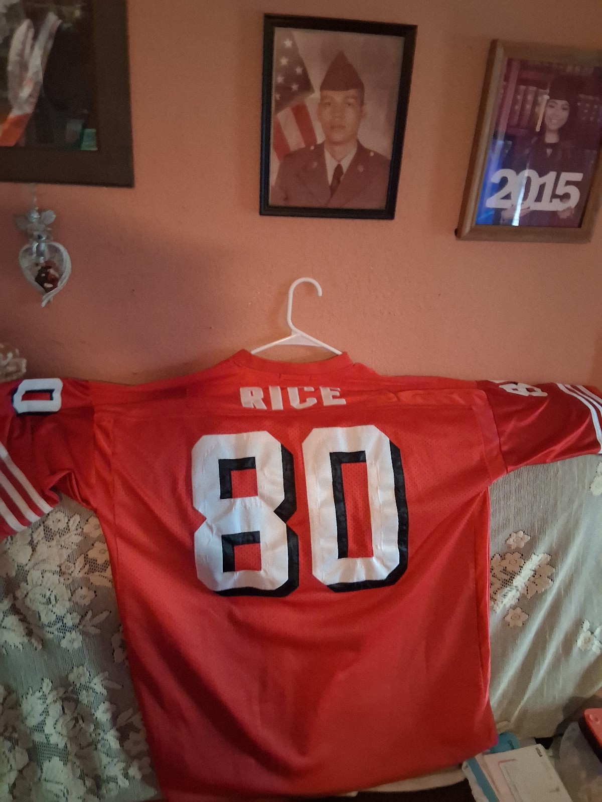 MITCHELL AND NESS NOSTALGIA 1994 JERRY RICE MADE IN USA TAG CUSTOM