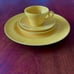 Franciscan El Patio Glossy Yellow Four Place Setting With Cream & Sugar (19 pc)