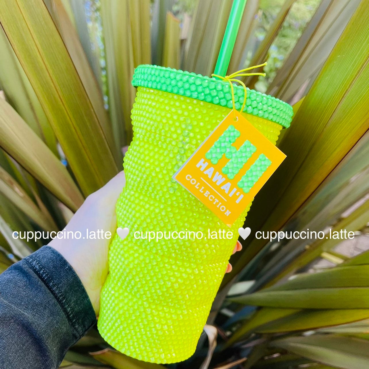 Custom Starbucks Bling Bedazzled HI Cup