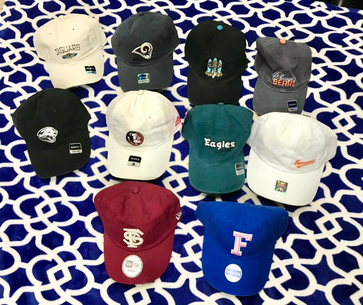10 NFL Hats