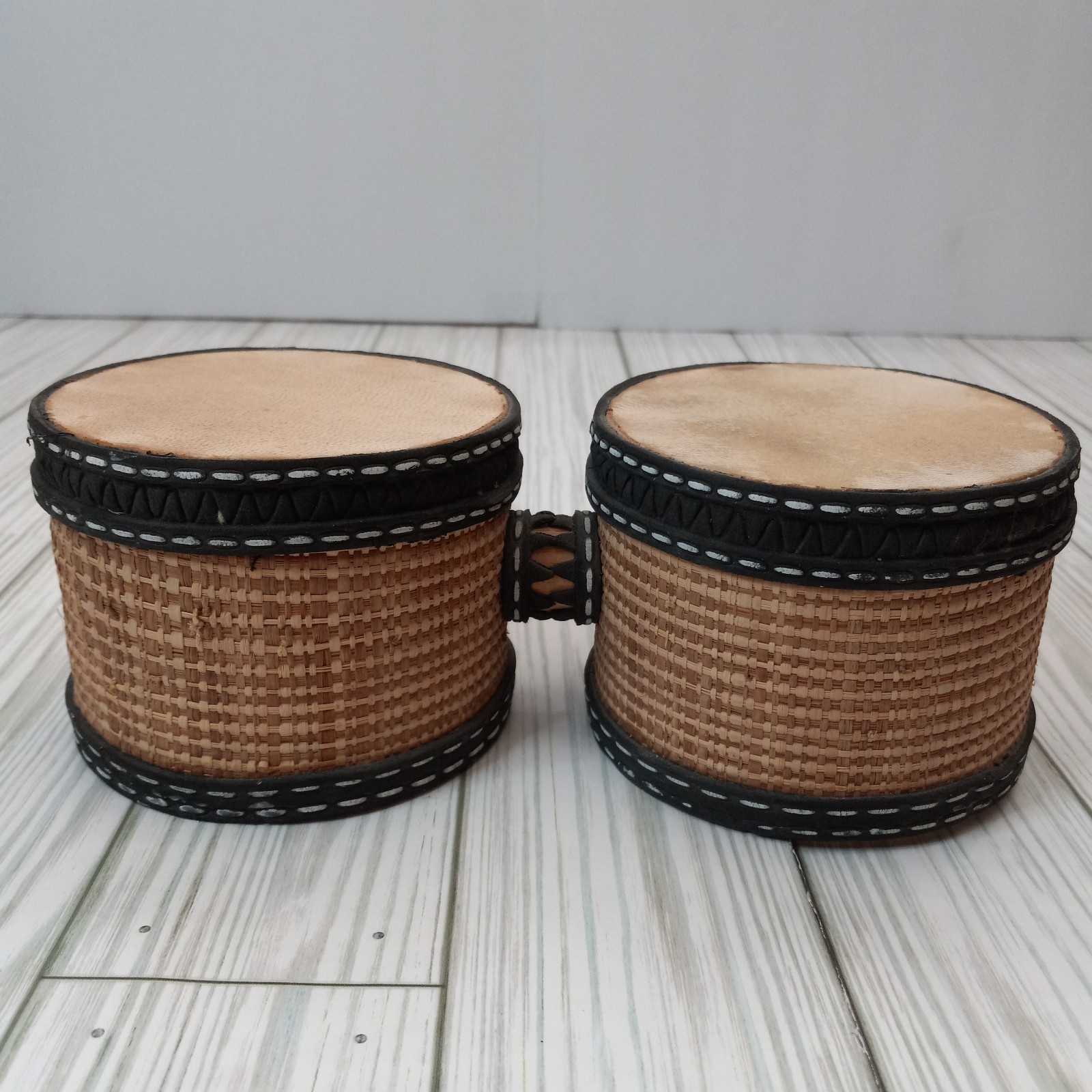 Vintage Mini Bongo Drums