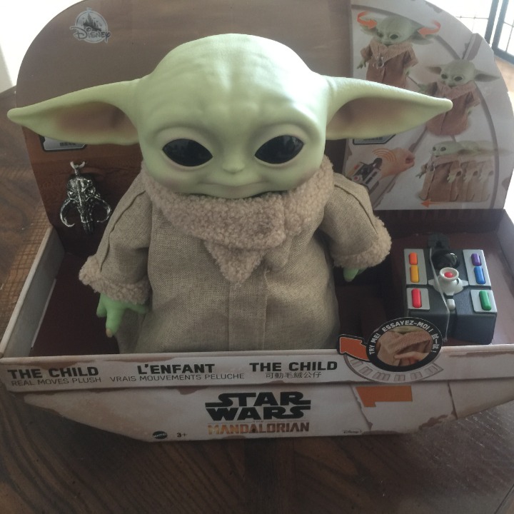 The Child Real Moves Plush Mattel