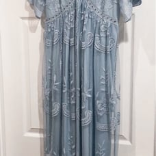 Pinkblush lace maternity dress
