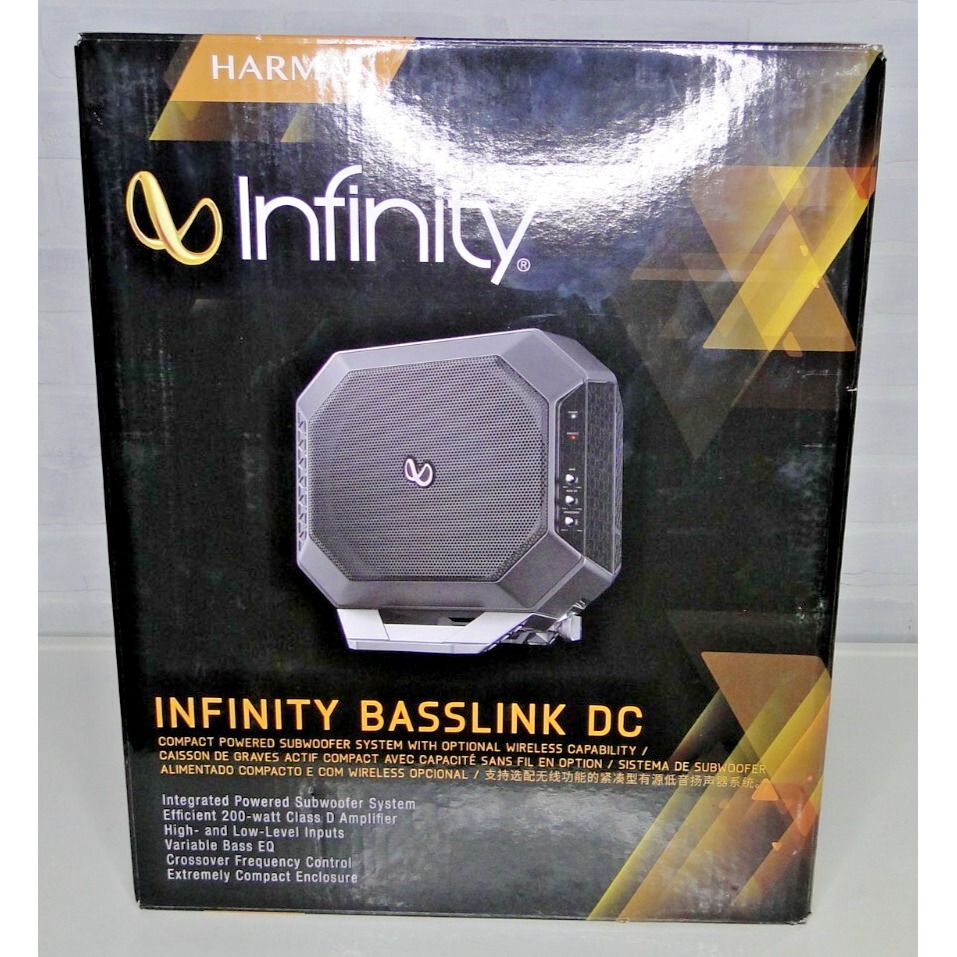 INFINITY BASSLINK DC Powered Subwoofer With 200-WATT Amplifier And 10 Subwoofer