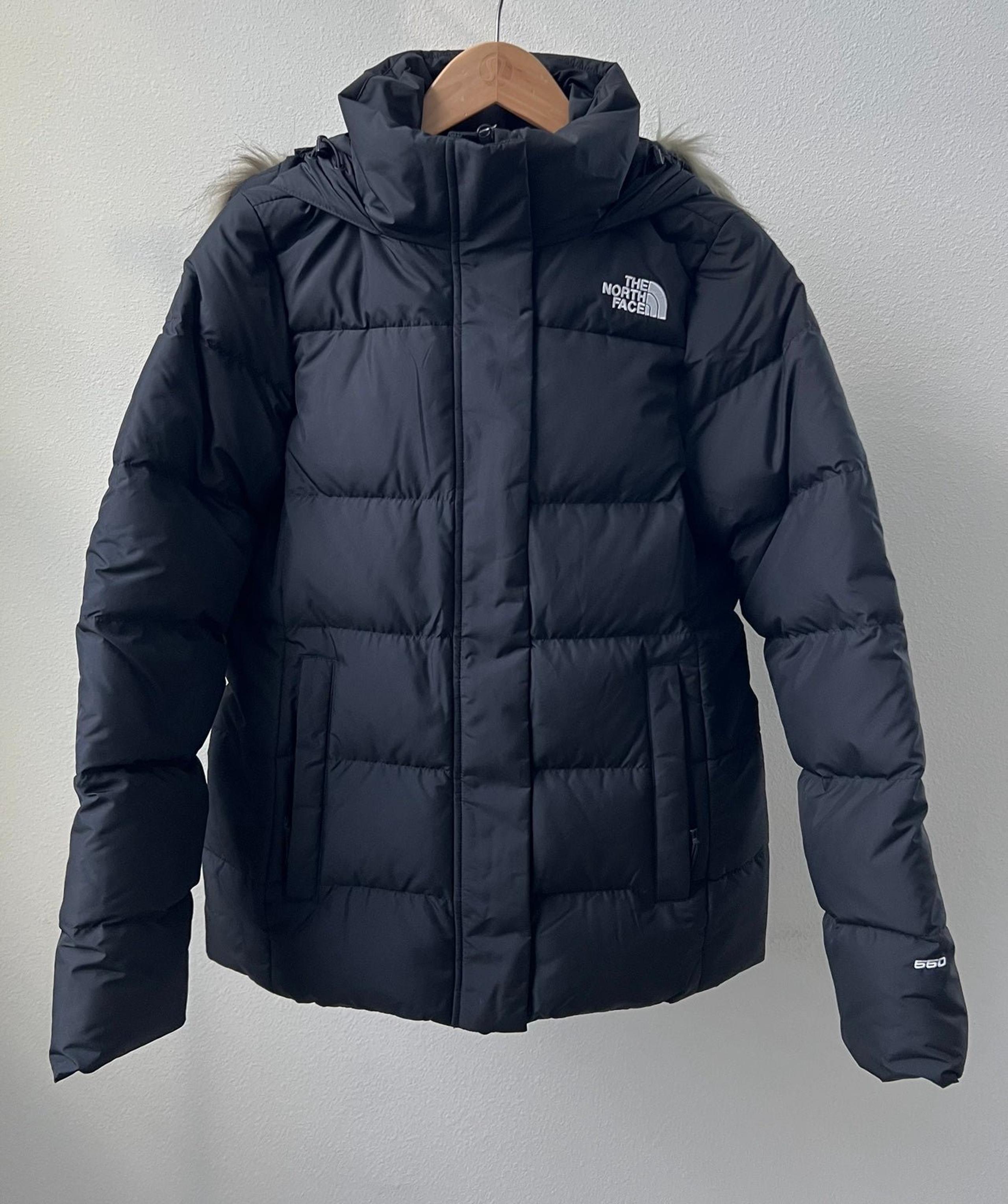 The North Face Women's Gotham Hooded Jacket In Black in size S