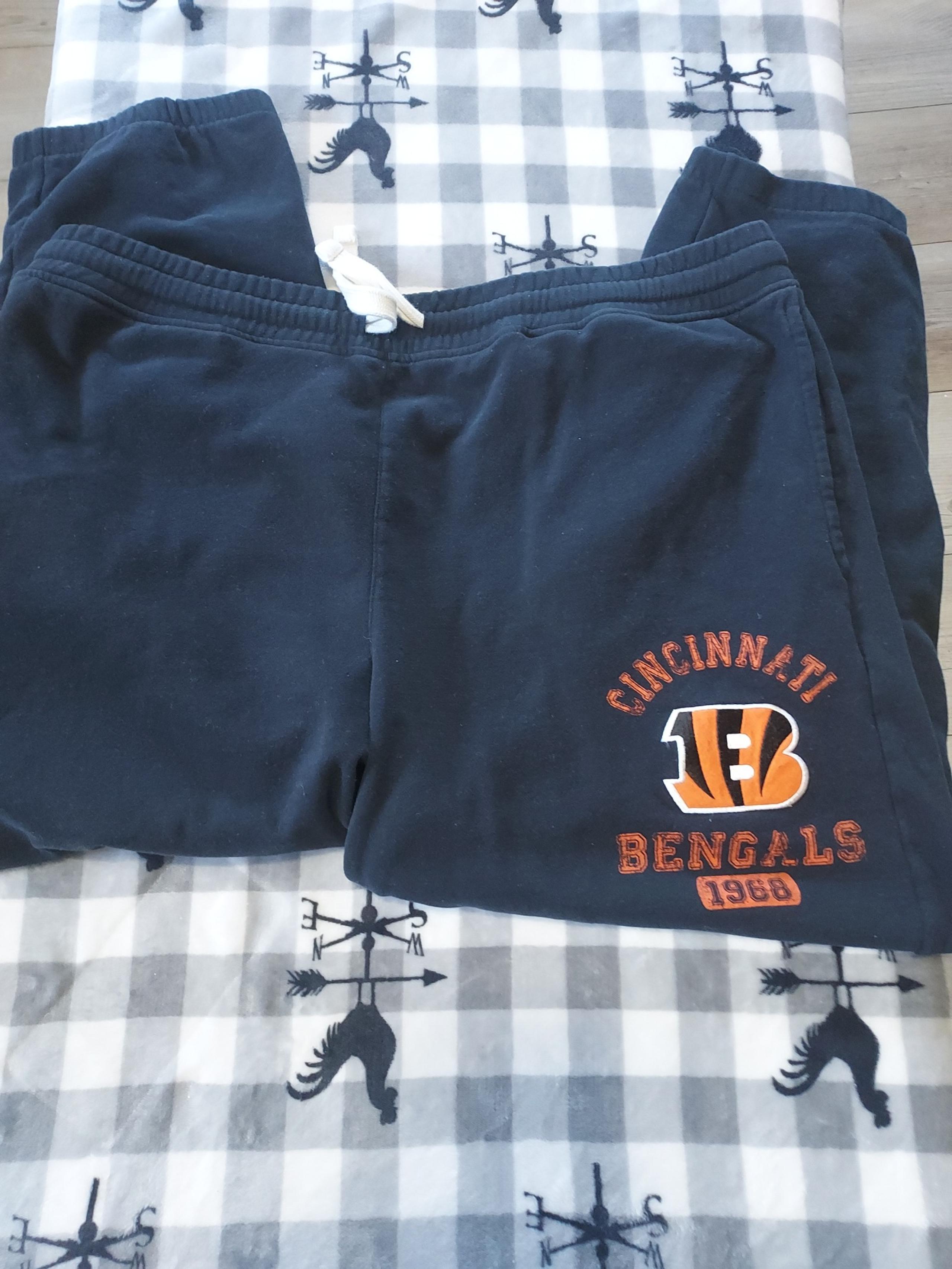 Mens nfl bengals sweat pants