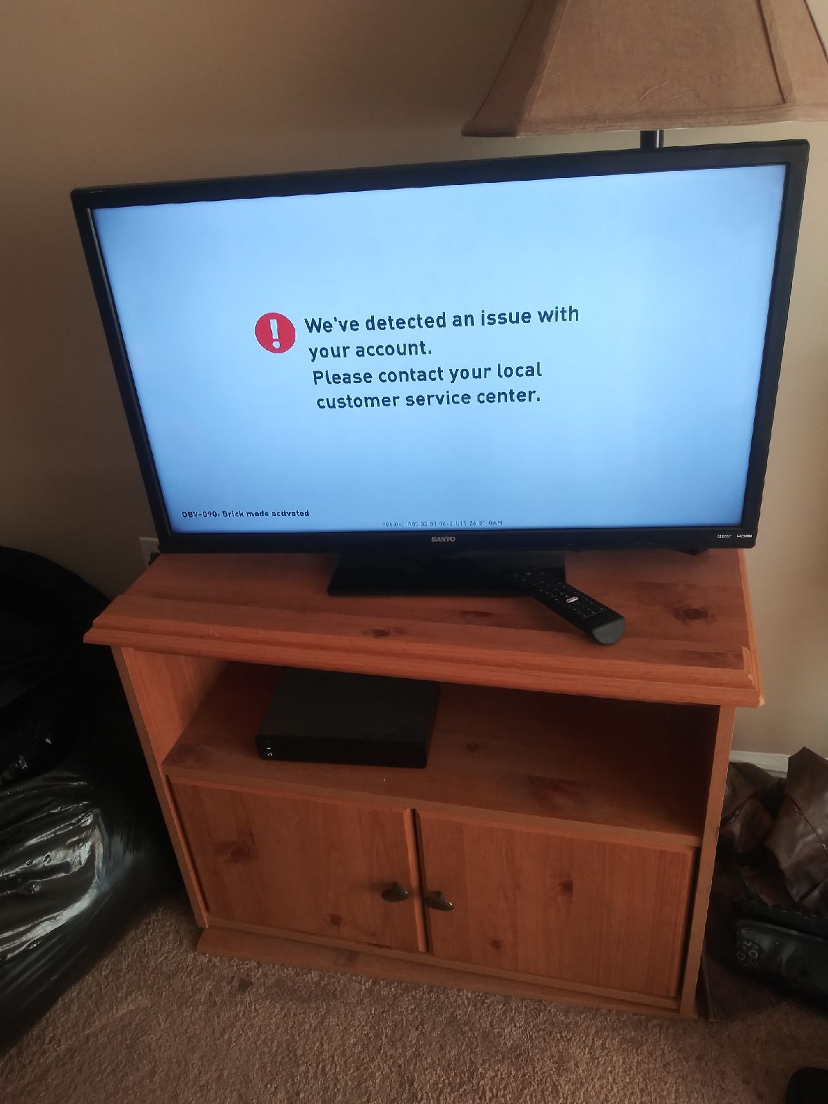 Sony flat screen television