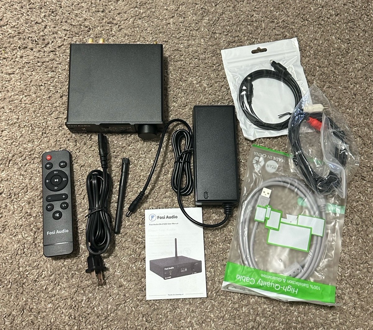 Fosi Audio T10 2.1CH WiFi(Support Airplay 1 and Spotify) TPA3116 Bluetooth 5.0 S
