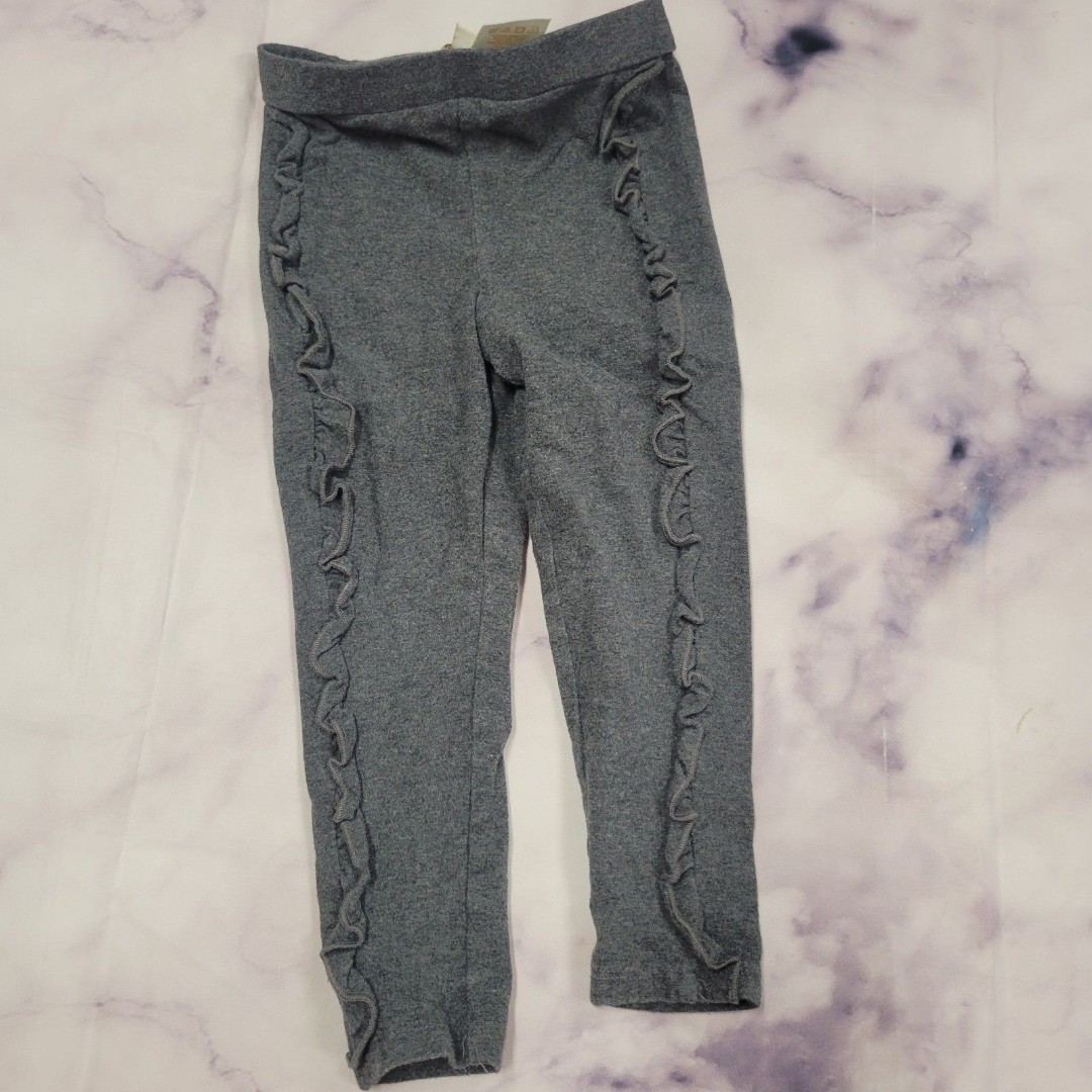 Kate Spade Gray Ruffle Leggings 3