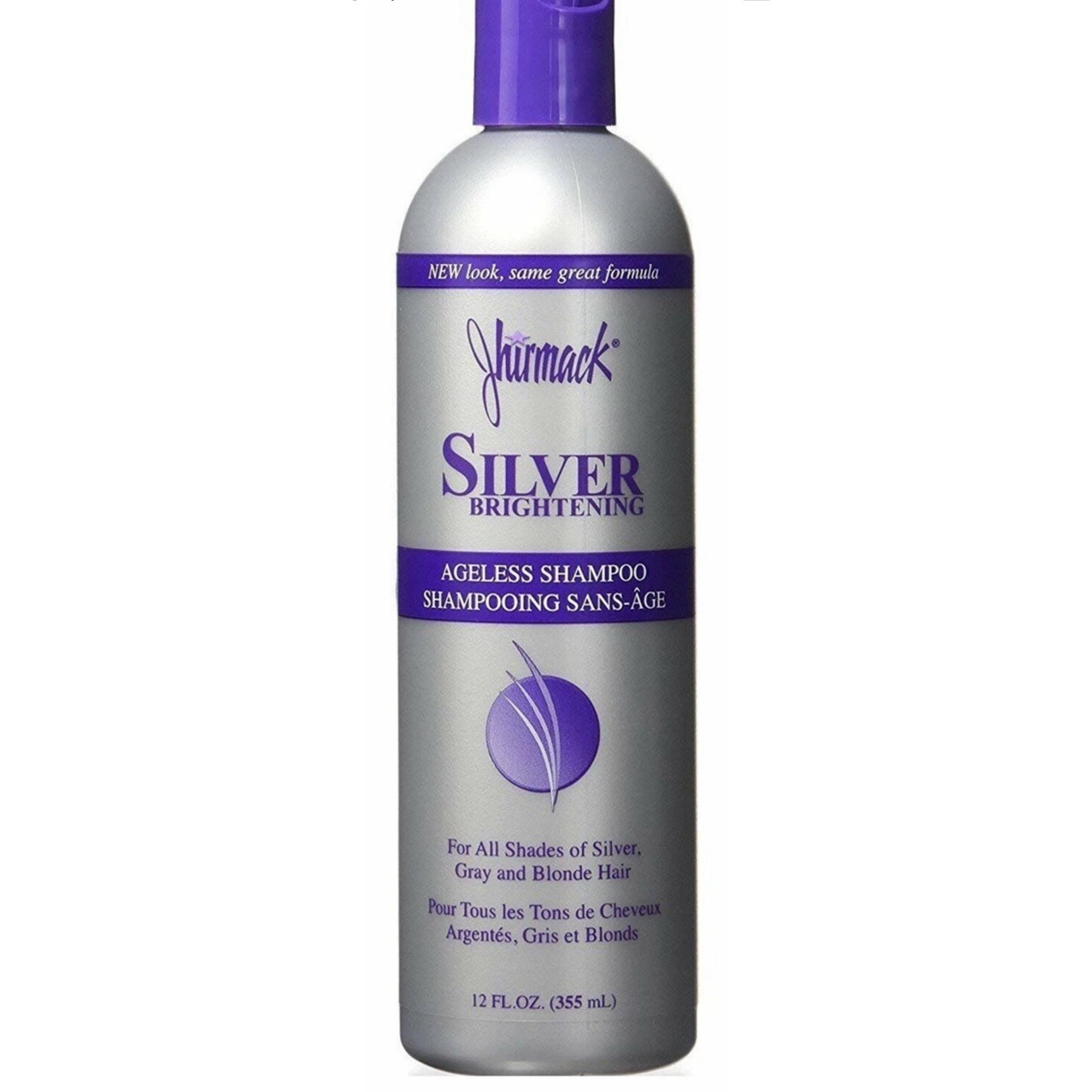 Jhirmack Silver Brightening Ageless Shampoo Silver Gray Blonde Hair 12 fl oz NEW