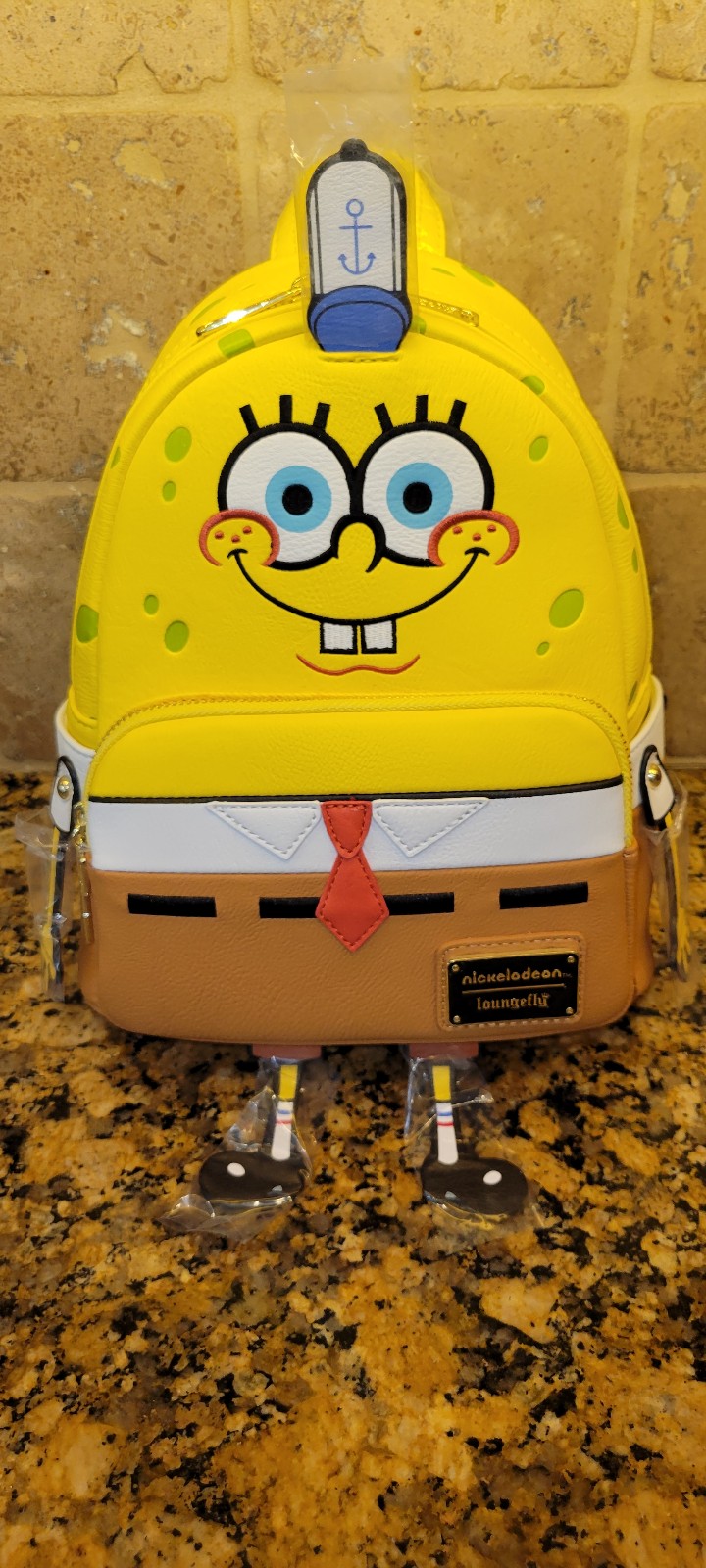 Loungefly Nickelodeon SpongeBob Cosplay 20th Anniversary Mini Backpack NWT