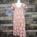 Motherhood Maternity Pink Lace Dress L