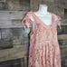 Motherhood Maternity Pink Lace Dress L