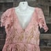 Motherhood Maternity Pink Lace Dress L