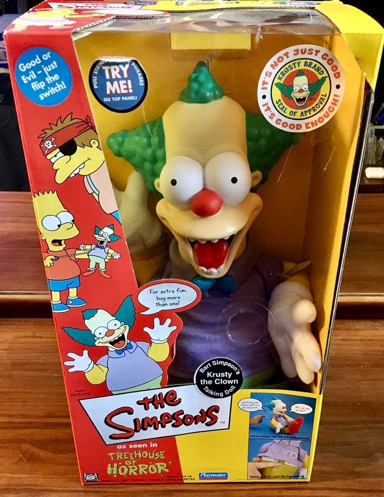 Simpsons Good/Evil talking Krusty