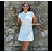 ZARA BLOGGER FAVE!!! Short Dress with Box Pleats NWT (M)