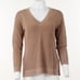 Reiss Effie Metallic V-Neck Sweater