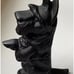 Scottish Terrier Doorstop Cast Iron Sitting Scottie Dog Figure 8.5” Vintage EUC