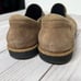 VANELi Taupe Brown Suede Leather Slip On Loafers WIDE