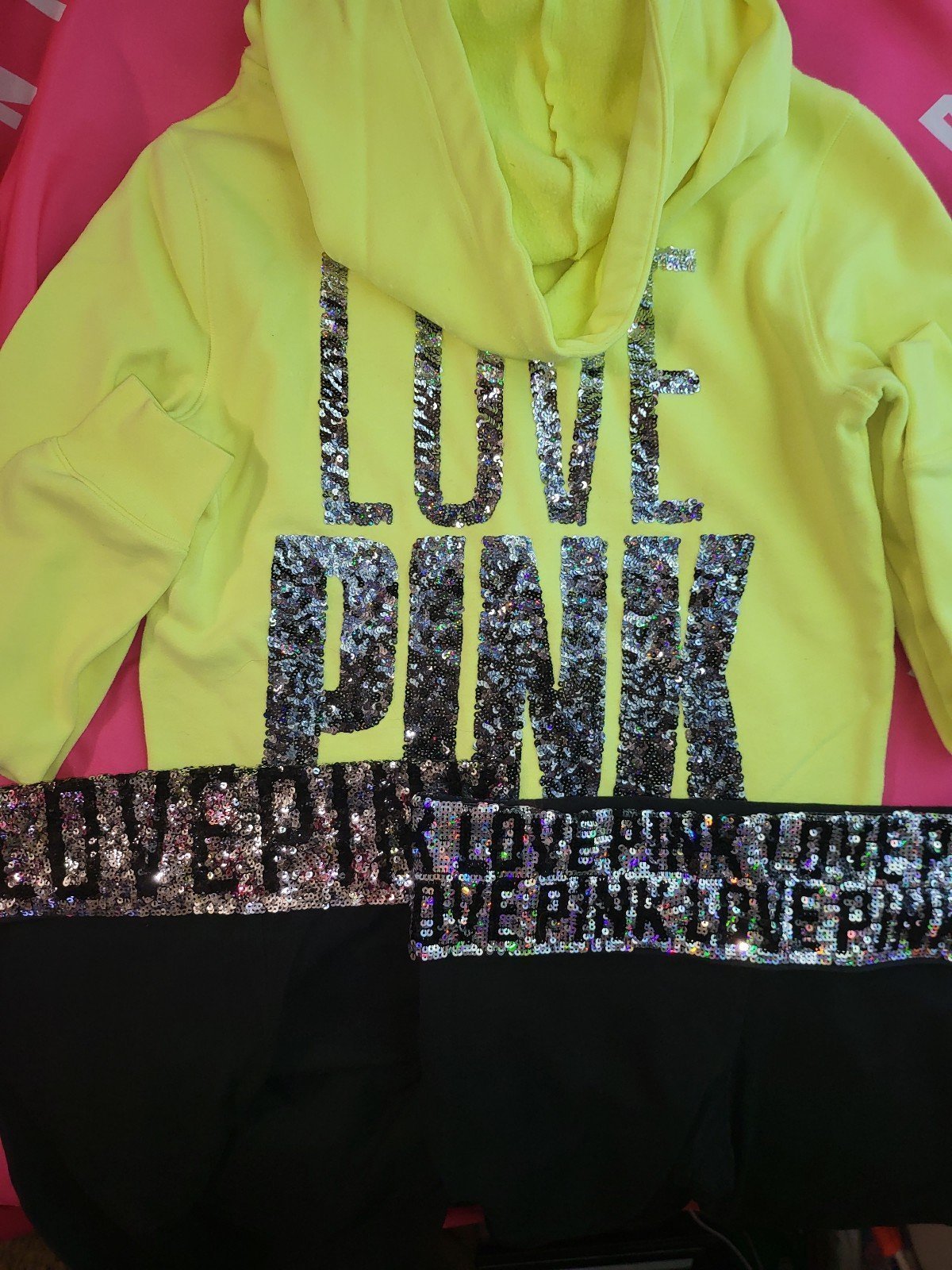 VICTORIA SECRET PINK SEQUIN BLING BUNDLE **SMALL