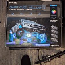 Brand new in box TOURING ITEMS TYPE S Smart Wheel Well Rock Lights (4 per set)