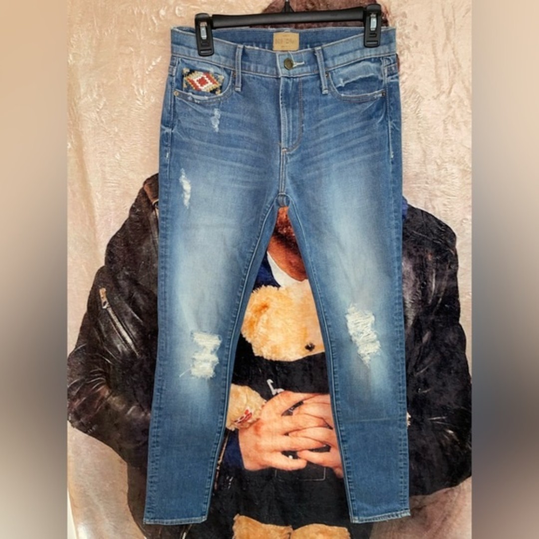 Driftwood Marilyn Classic Fit Jeans Embroidered Pocket W26 L29 1/2