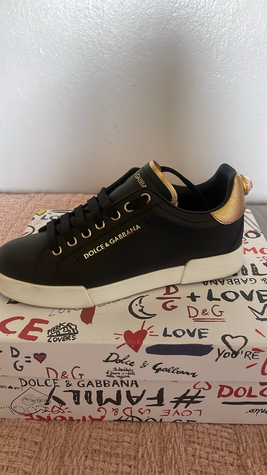 Women’s Dolce & Gabbana black sneakers