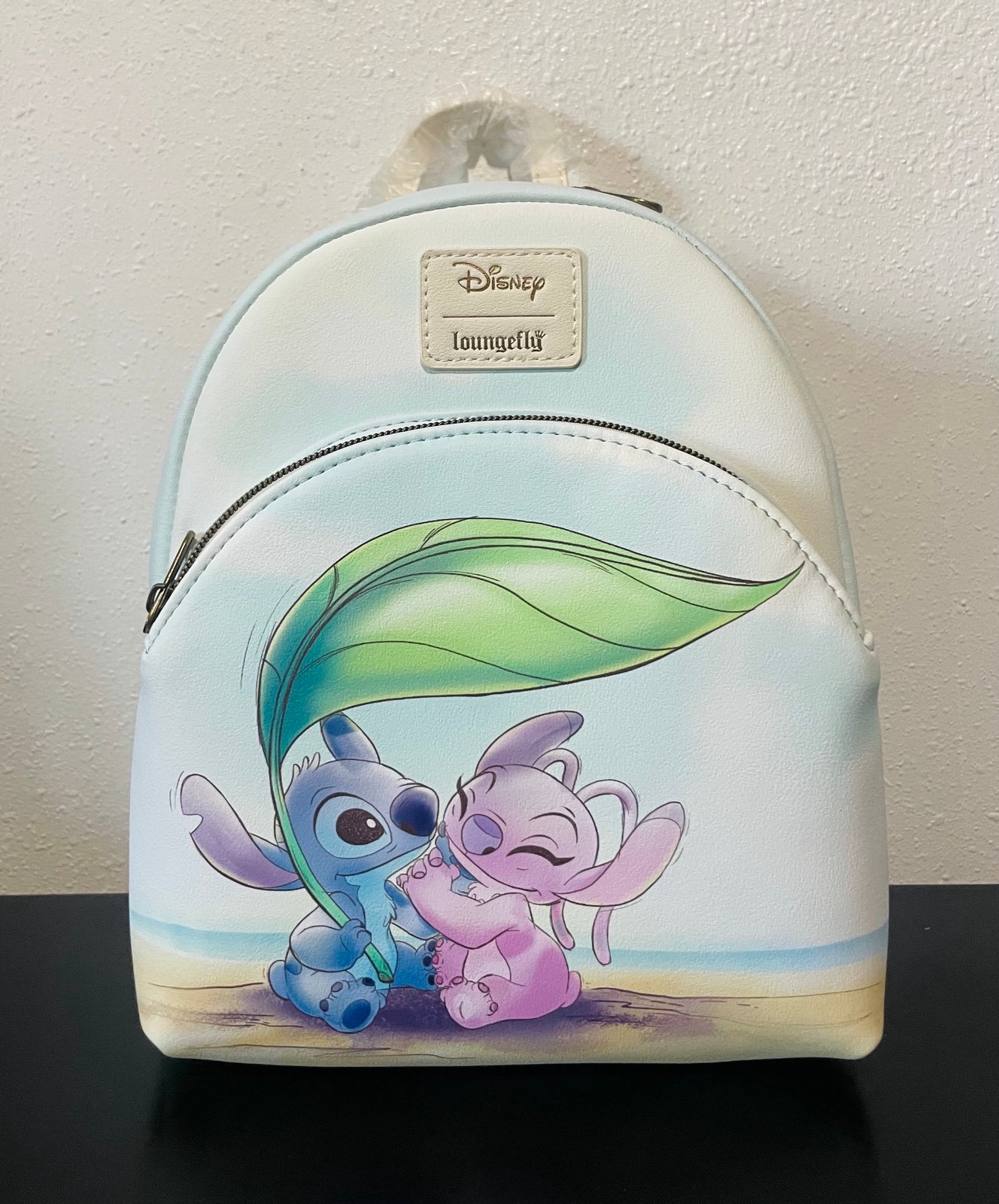 Loungefly Disney Stitch & Angel Beach Date Mini Backpack