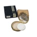 Vintage Whiting & Davis Women's Gold Tone Mesh Compact Mirror Made in England
