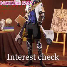 Albedo Genshin Impact SSR cosplay