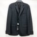 JB Britches Mens Logan Plaid Two Button Wool Blend 42R Charcoal Grey NWT