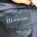 JB Britches Mens Logan Plaid Two Button Wool Blend 42R Charcoal Grey NWT