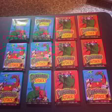 Lot of 12 Packs 1988 Topps Dinosaurs At
