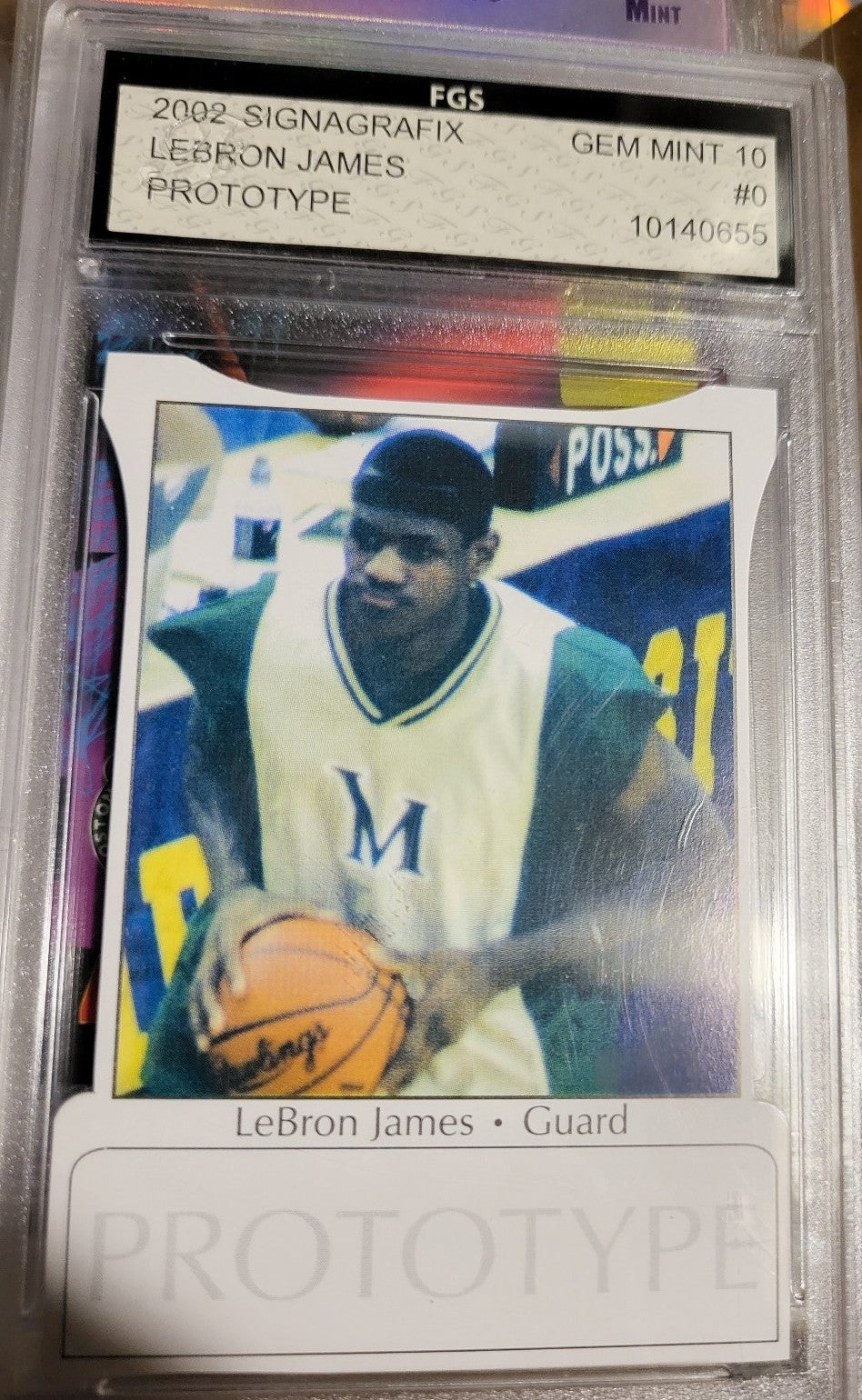Lebron James 2002 signagrafix