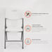 Fancial Chair, White (6pack)
