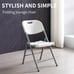 Fancial Chair, White (6pack)
