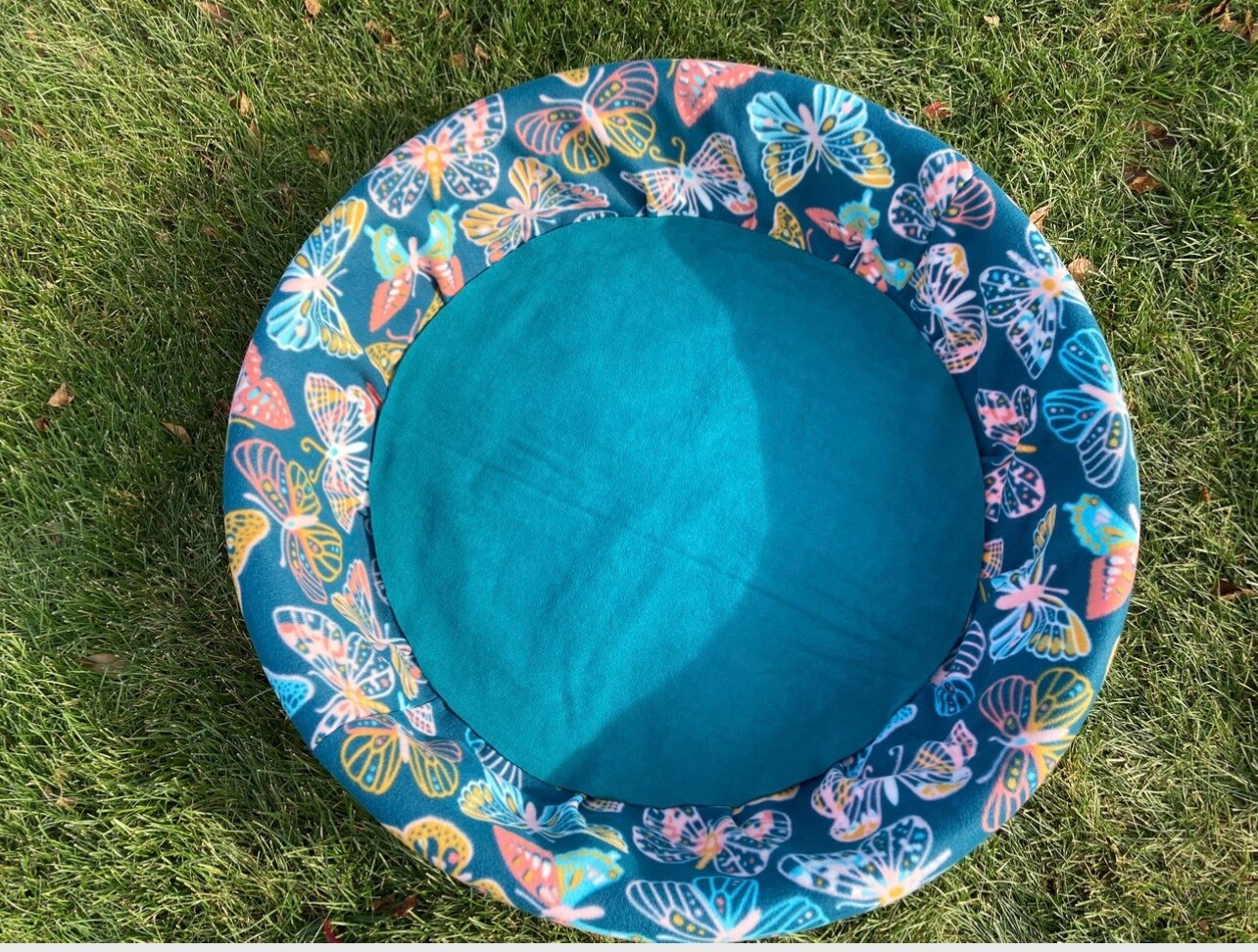 MEDIUM Fleece Whelping Pool Box Bed Cover