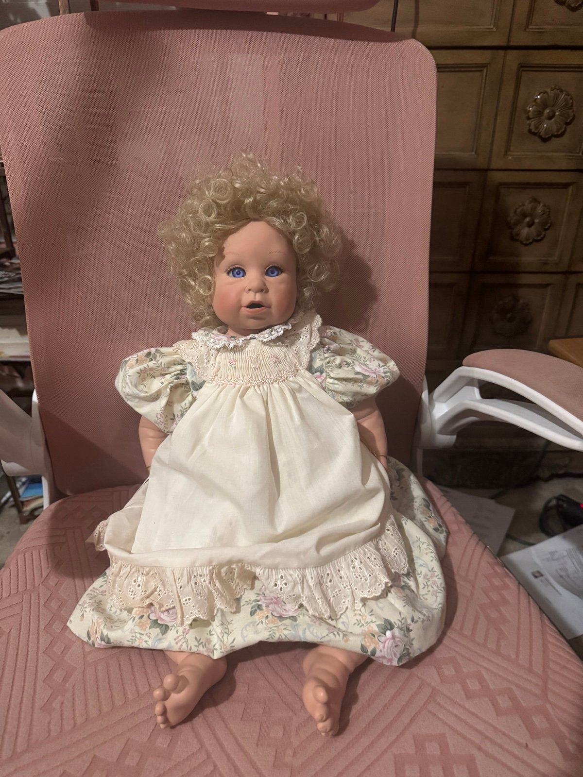 Julie Good Kruger “ Baby’s First Baby “ 22” tall doll