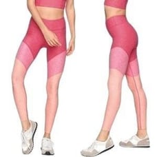 Outdoor Voices 7/8 Leggings Pockets Stretch Yoga Gym Spring Pink Medium NWT