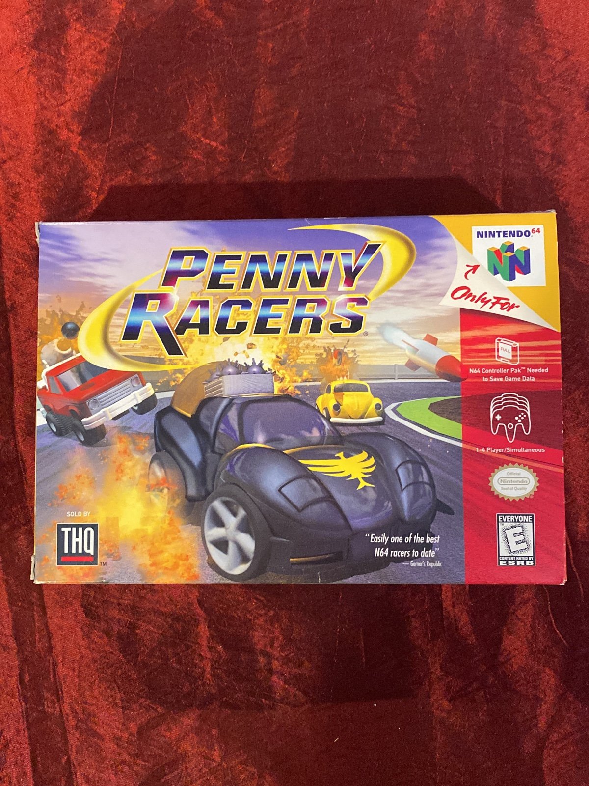Penny Racers for Nintendo 64 in box