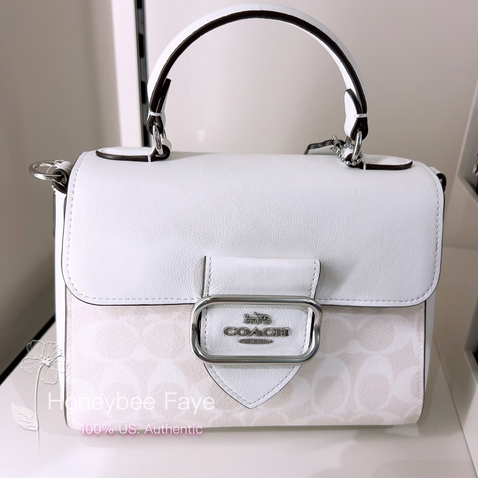 Coach Morgan Top Handle Satchel In Signature Canvas