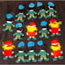 14 Vintage Adorable Christmas Ornaments 6” Handmade Girl & Boy Elves Japan -5k