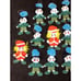 14 Vintage Adorable Christmas Ornaments 6” Handmade Girl & Boy Elves Japan -5k