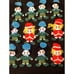 14 Vintage Adorable Christmas Ornaments 6” Handmade Girl & Boy Elves Japan -5k